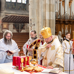 Priesterweihe Byzantinischer Ritus im Stephansdom / Erzdiözese Wien/ Schönlaub